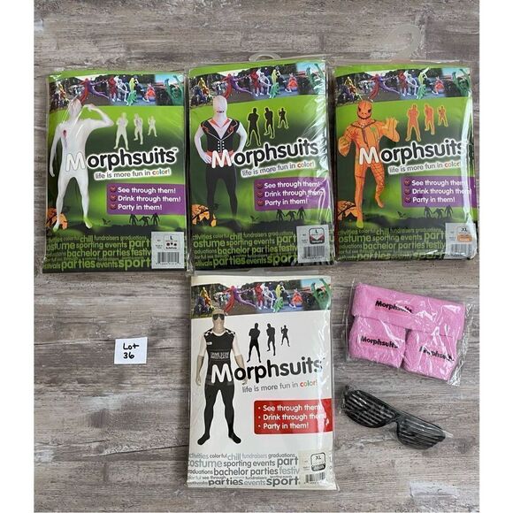 Set of 4 Morphsuits Halloween Costumes Lot 36 - Picture 1 of 3